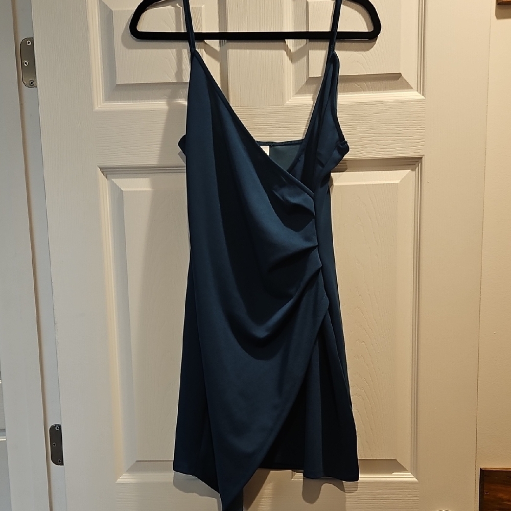 Elegant Blue Women's Dress